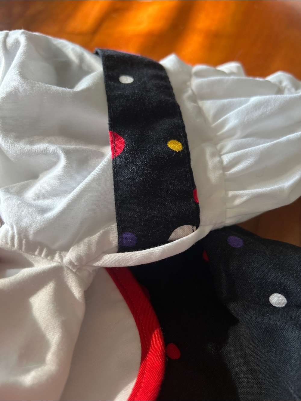 Vintage 80s/90s polka dot outfit 12 months - Picture 11 of 11